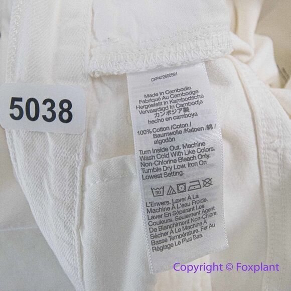 NEW Madewell The Harlow Wide-Leg Jean in Tile White, 23 - Picture 14 of 15